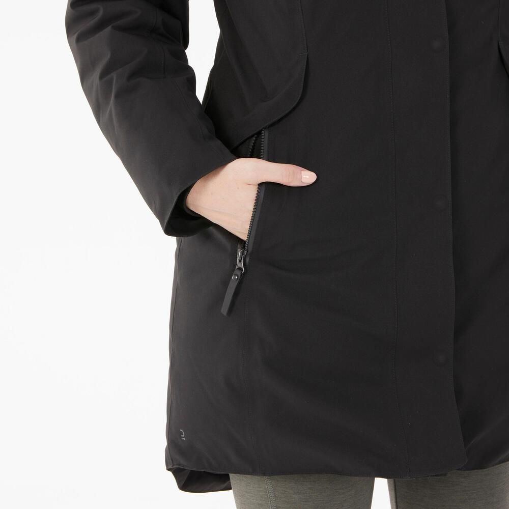 Casaco Impermeável de Caminhada Inverno Mulher SH500 -10°C - 6