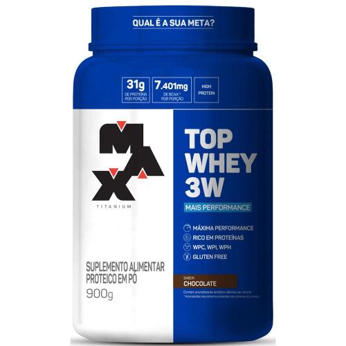 Top Whey 3W 900g Chocolate Max Titanium
