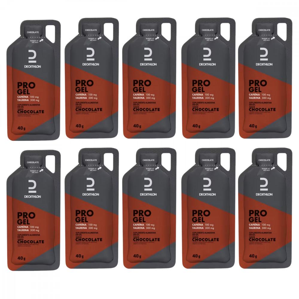 Kit 10 Unidades Gel Pro 40g Chocolate Decathlon - 1