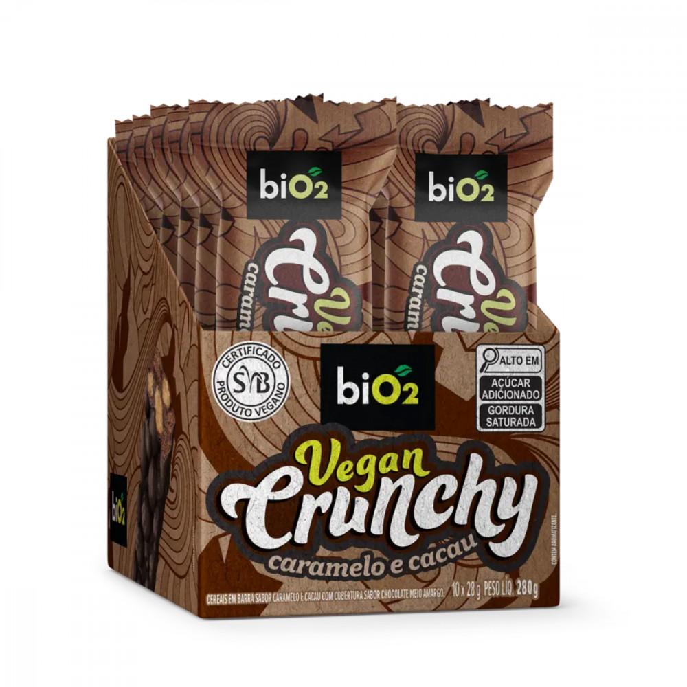 Kit com 12 Unidades Barras de Cereal BIO2 Caramelo e Cacau 28g - 1