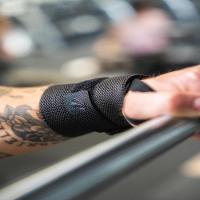 Proteções de Musculação Pulso Force Preta Domyos - 6