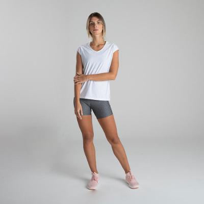 Camiseta feminina de Treino Respi 100 Branca Domyos