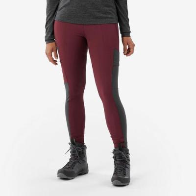 Calça Legging Sintética Feminina de Trekking Forclaz
