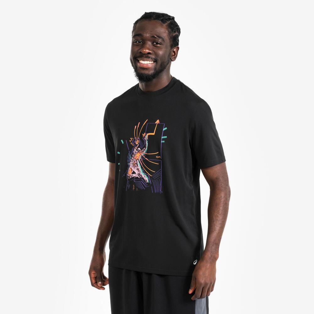 Camiseta Masculina de Basquete Ts500 Fast Preta Tarmak - 1