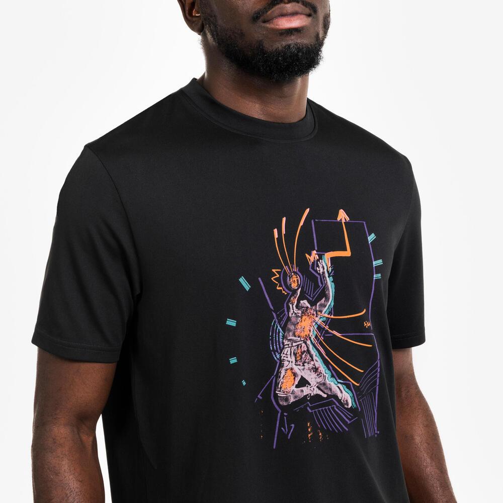 Camiseta Masculina de Basquete Ts500 Fast Preta Tarmak - 4