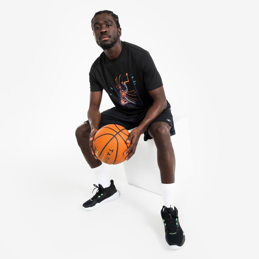 Camiseta Masculina de Basquete Ts500 Fast Preta Tarmak - 6