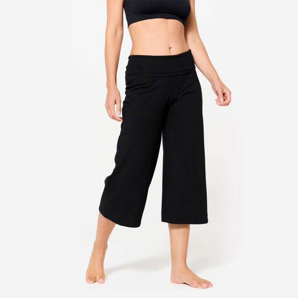 Calça Feminina 7/8 com Cintura Alta de Yoga 500 Kimjaly - 1
