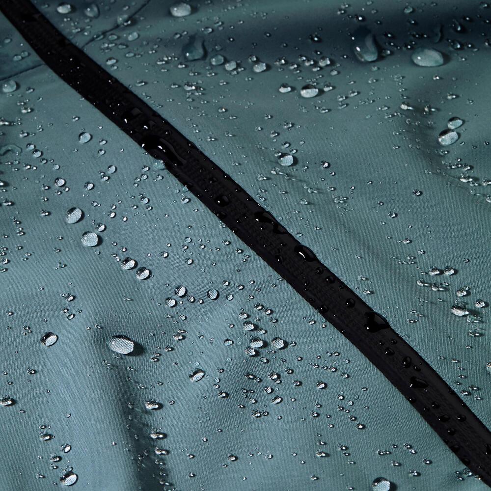 Jaqueta Feminina Trilha 100 Impermeável Térmica Verde Quechua - 3