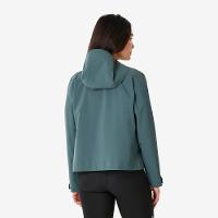 Jaqueta Feminina Trilha 100 Impermeável Térmica Verde Quechua