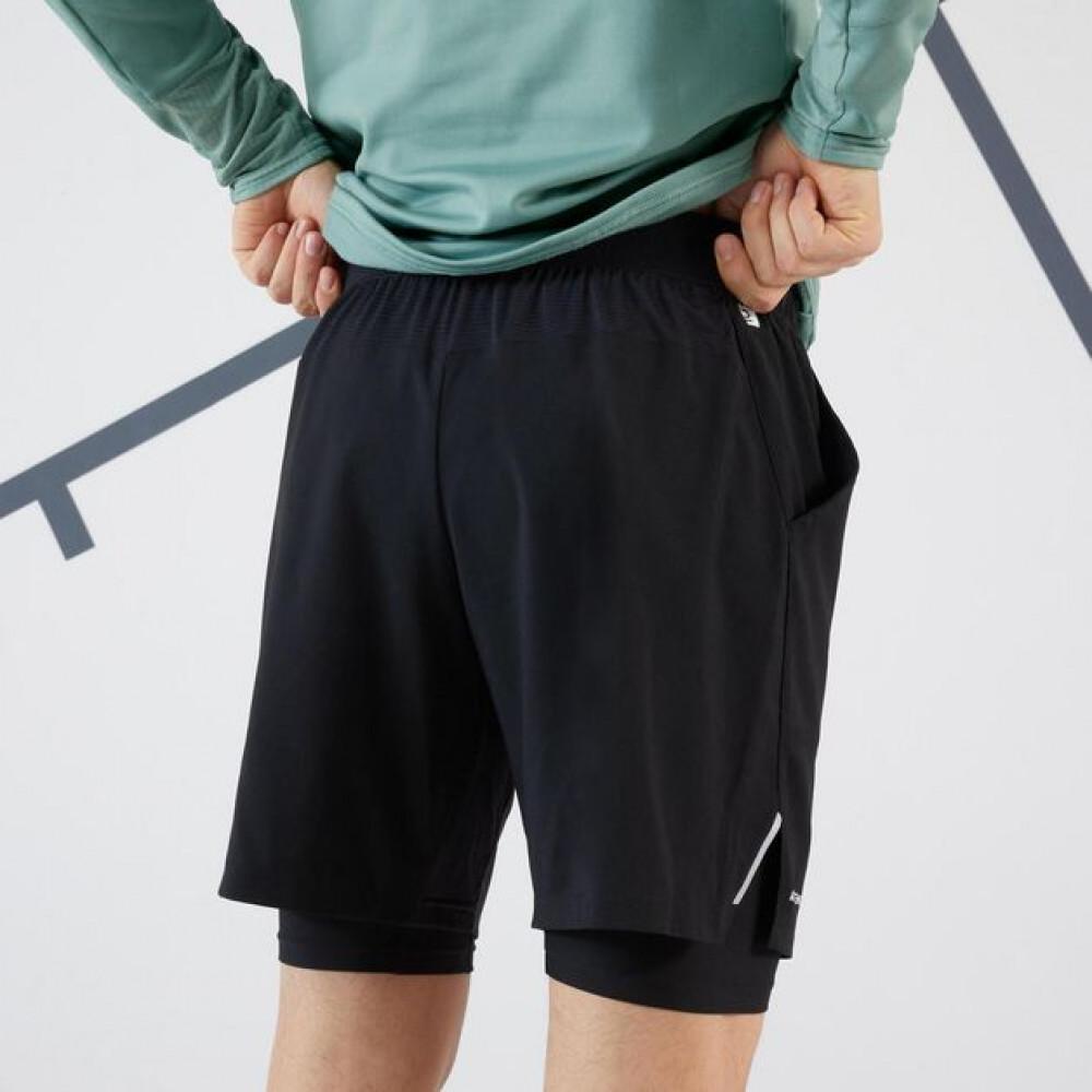 Shorts Masculino de Tennis 2 em 1 Kuikma Artengo - 3