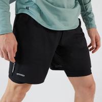 Shorts Masculino de Tennis 2 em 1 Kuikma Artengo