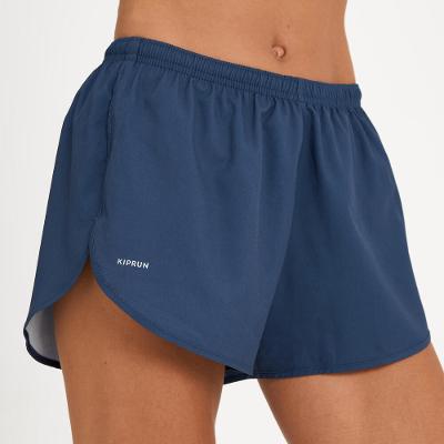 Shorts Feminino de Corrida Run Azul Kalenjii