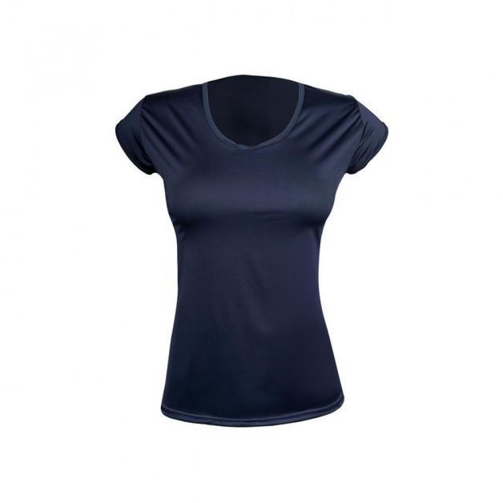 Camiseta Feminina de Treino Respi 100 Azul Domyos - 1