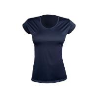 Camiseta Feminina de Treino Respi 100 Azul Domyos - 1