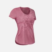 Camiseta Feminina de Caminhada NH500 Rosa Quechua - 2