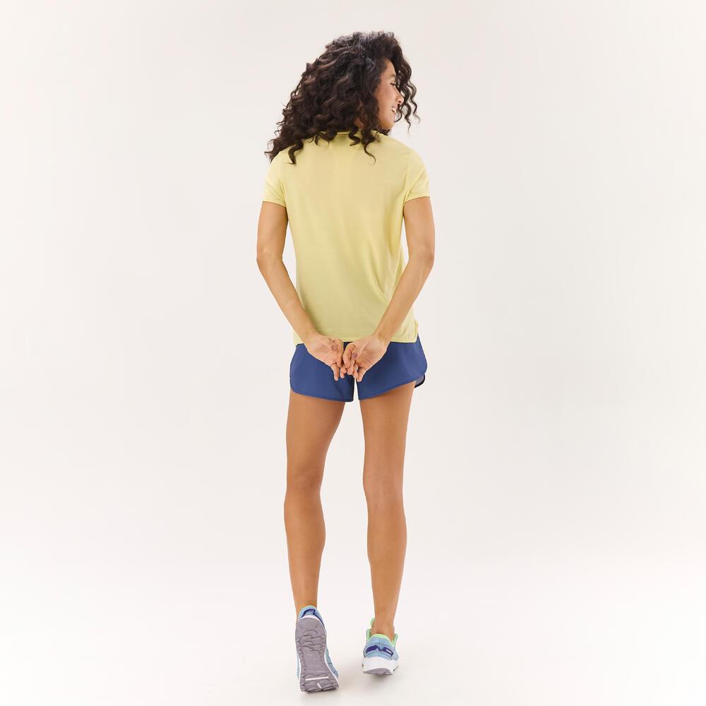 Camiseta Feminina de Treino 100 Amarela Domyos - 5