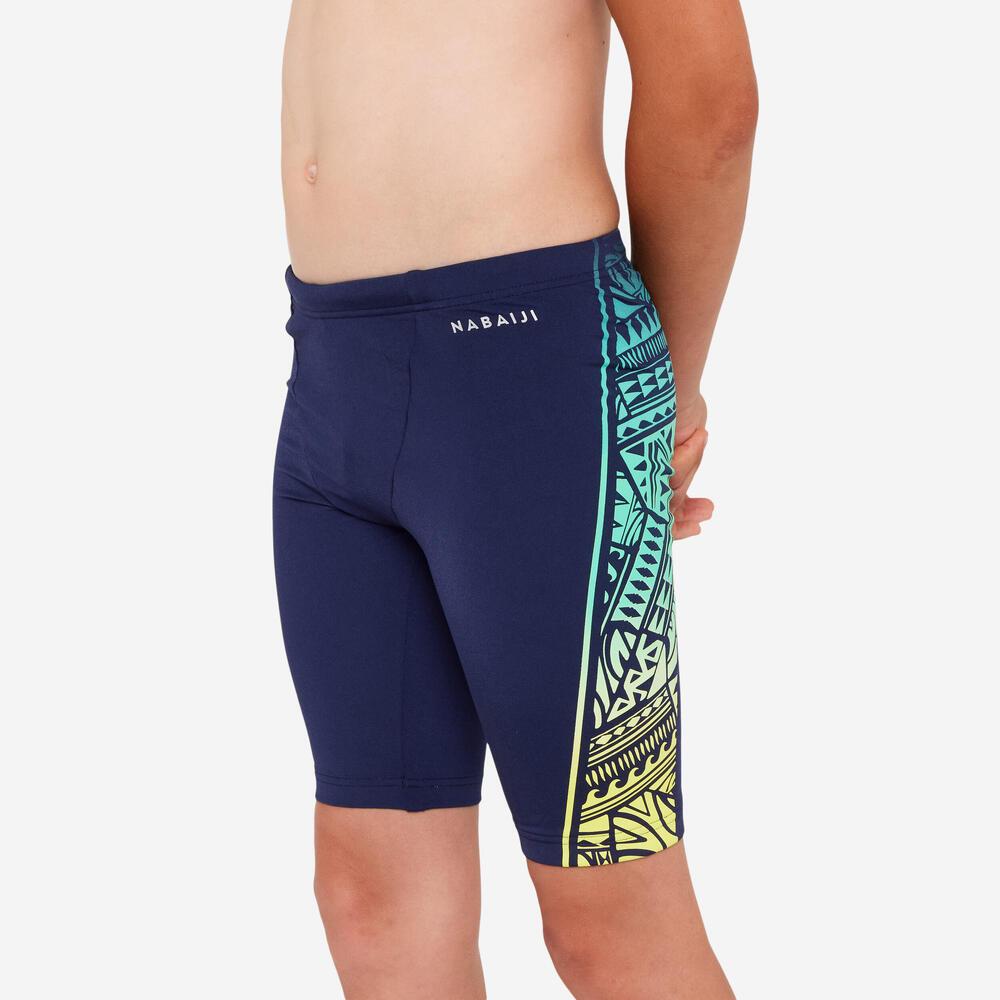 Sunga Infantil de Natação First 500 Azul Nabaiji - 1