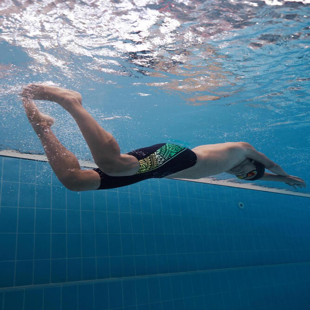 Sunga Infantil de Natação First 500 Azul Nabaiji - 6