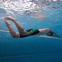 Sunga Infantil de Natação First 500 Azul Nabaiji - 6