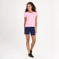 Camiseta Feminina de Corrida Run Dry Rosa Kiprun - 1