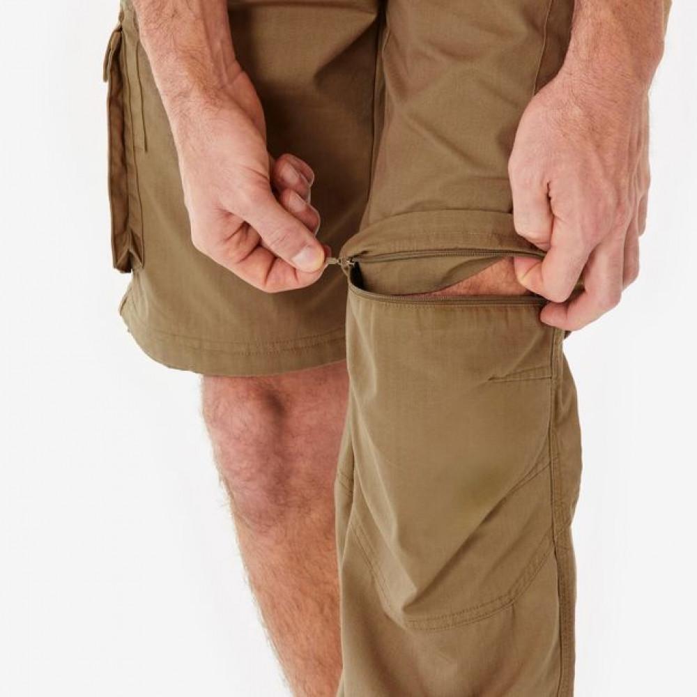 Calça em Algodão Modular Masculina de Trekking Forclaz - 4