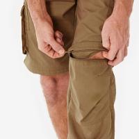 Calça em Algodão Modular Masculina de Trekking Forclaz