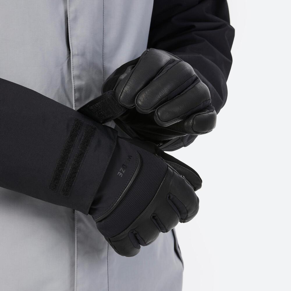 Jaqueta Masculina Ski 500 Impermeável Térmica Pista Neve Cinza-Zinco - 6