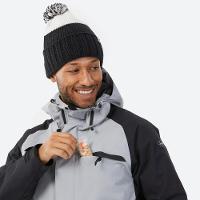 Jaqueta Masculina Ski 500 Impermeável Térmica Pista Neve Cinza-Zinco - 9