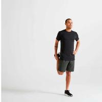 Shorts de Academia Masculino 120 Verde Escuro Domyos - 3