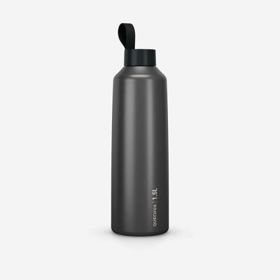 Garrafa Inox 100 1,5L com Tampa de Rosca para Caminhada Quechua