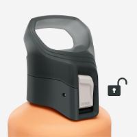 Garrafa de Trilha Mh500 1L Quechua Laranja - 6