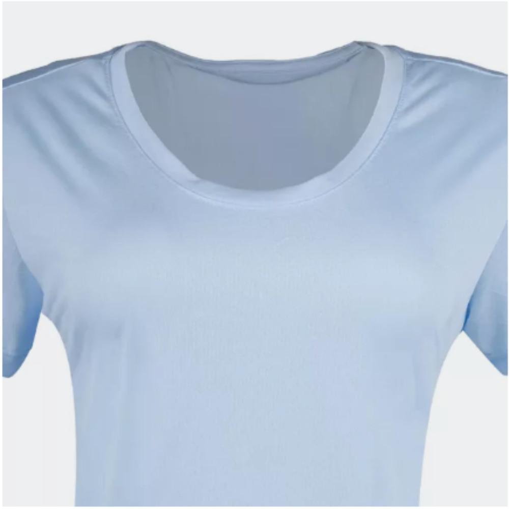 Camiseta Feminina de Corrida Run Dry Azul Kiprun - 4