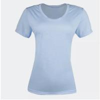Camiseta Feminina de Corrida Run Dry Azul Kiprun - 1