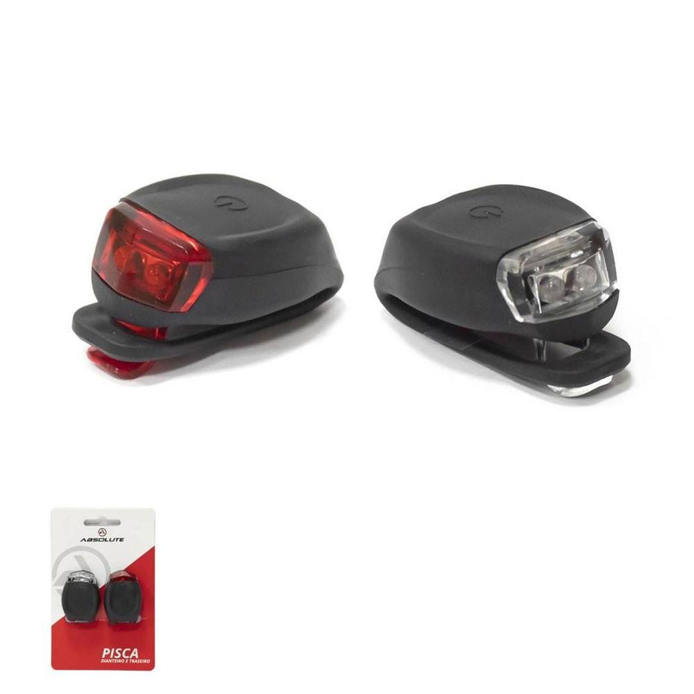 Conjunto de Iluminação para Bicicleta com LED Absolute JY-3122A - 1