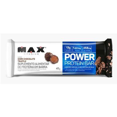 Barra de proteina Power Protein Bar 41G Cookies Max Titanium