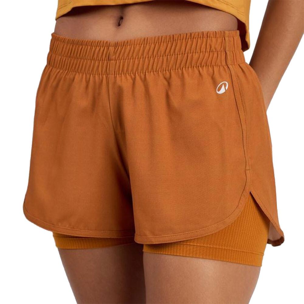 Shorts 2 em 1 Feminino de Treino 120 Domyos - 2