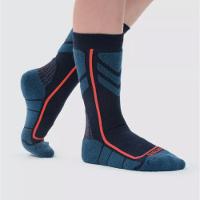 Meias infantis para trilha SH500 Mountain Mid Pacote com 2 pares - 6