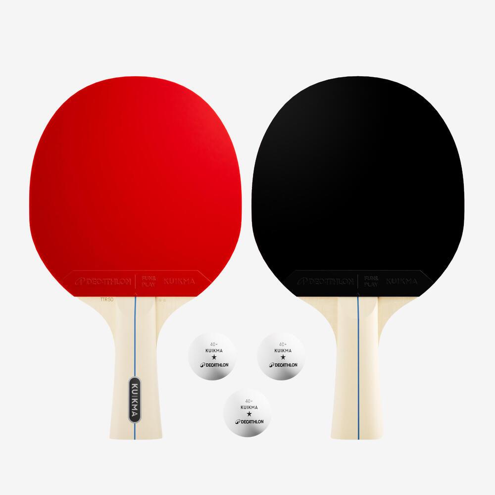 Conjunto 2 Raquetes Ping Pong TTR 50 Kuikma - 1
