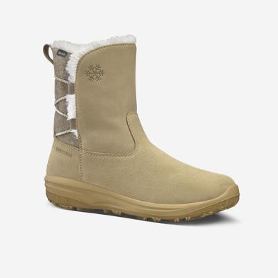 Bota Feminina de Trilha SH500 Bege-areia Quechua