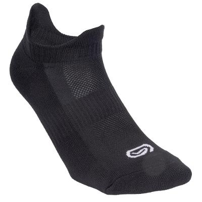 Meias de Corrida Confort Soquete Kit com 1 Par Preta Kiprun