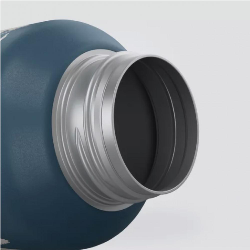 Garrafa de água infantil em aço inoxidável 0,6 L 500 com rolha instantânea para trilha Quechua - 8