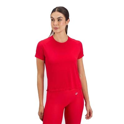 Camiseta Feminina de Treino Creponada 500 Domyos
