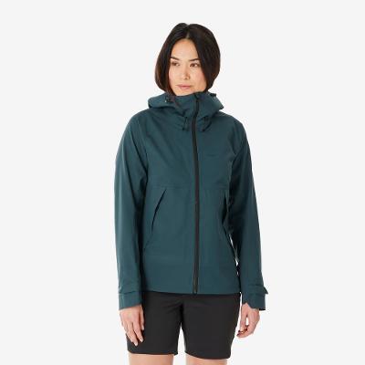 Jaqueta Feminina Trilha 500 Impermeável Azul Quechua