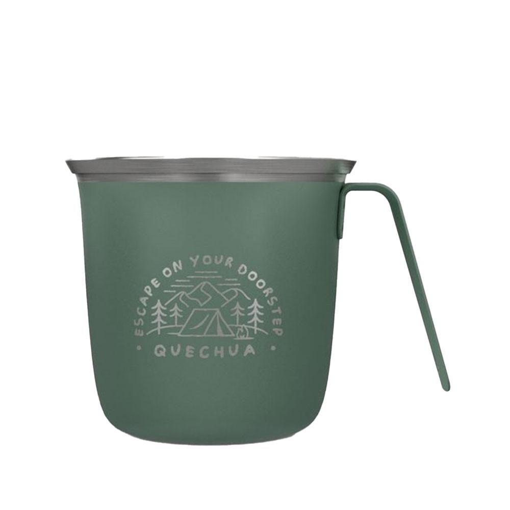Copo 0,3L em inox 500 para camping e trilha Quechua - 1