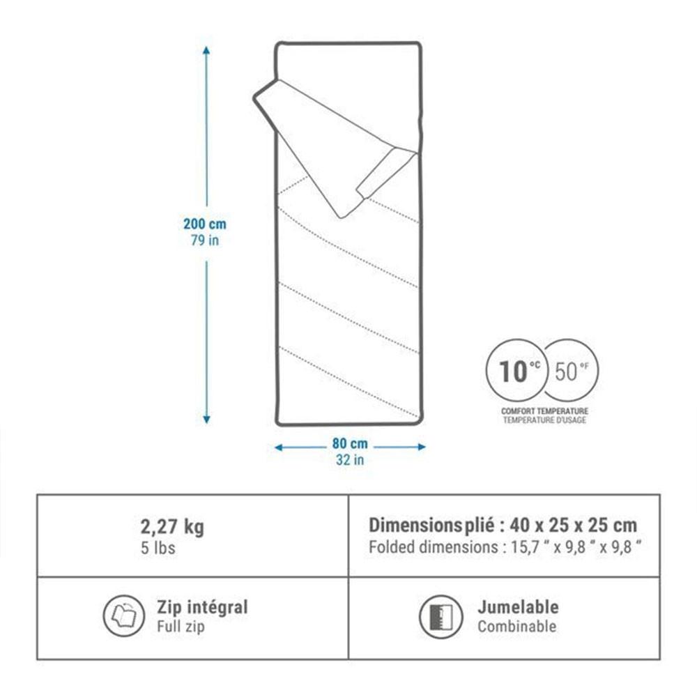 Saco de dormir de algodão para camping Ultim Comfort - 2