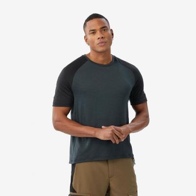 Camiseta Masculina de Manga Curta em Lã Merino Resist Wedze
