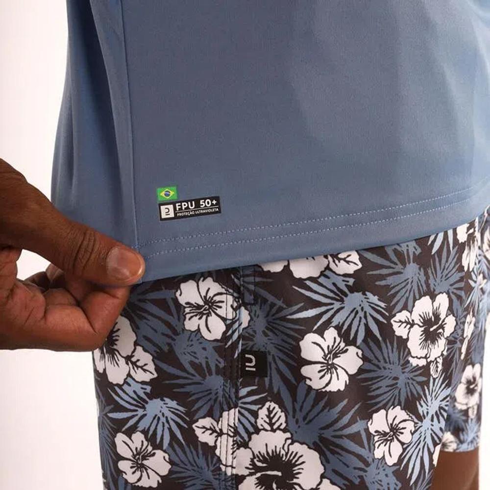 Camiseta Masculina de Surf com Proteção UV50+ - 4