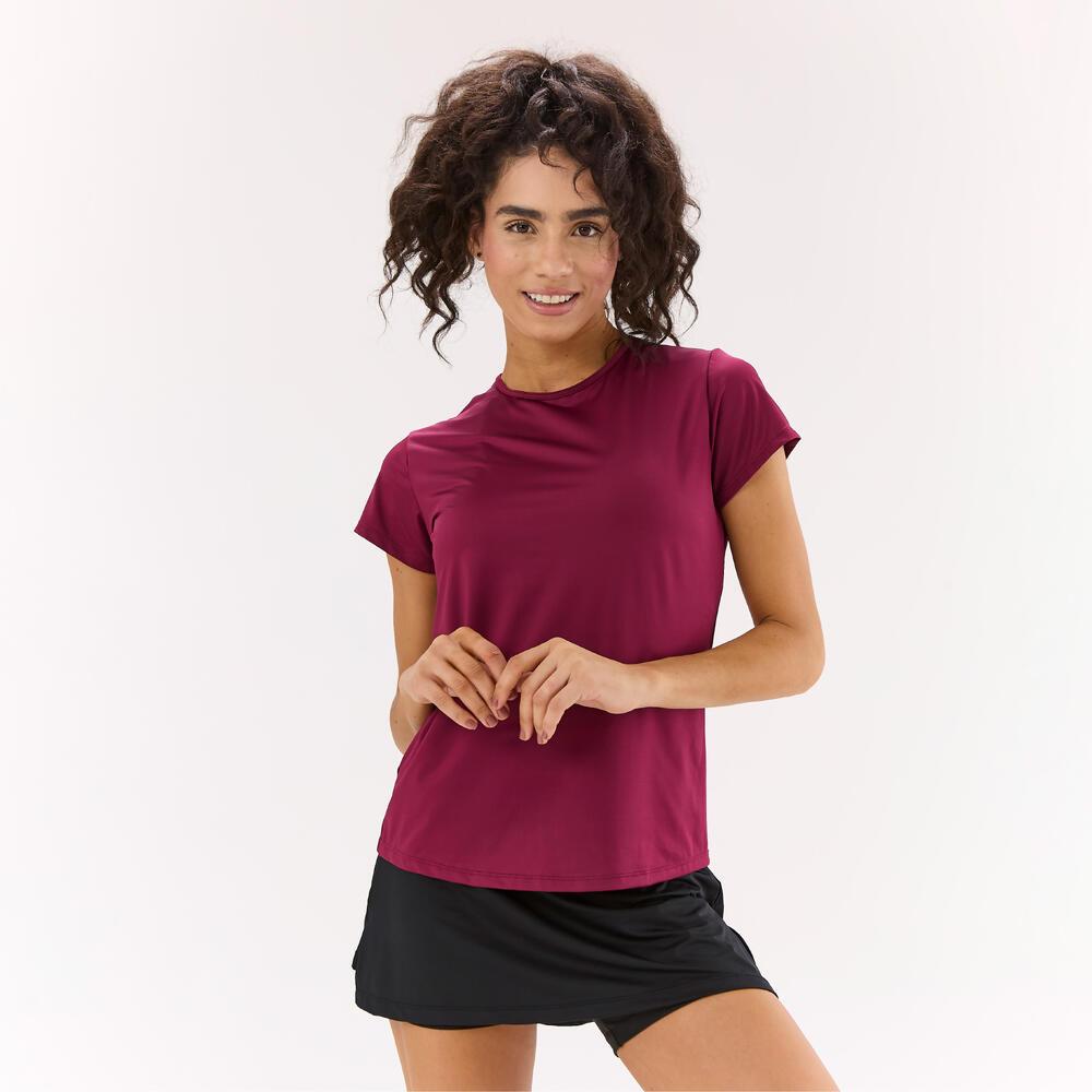 Camiseta feminina de Treino Respi 100 Domyos - 1