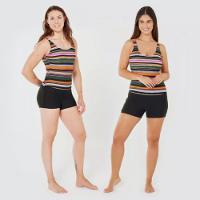 Maio Shorty feminino natação Dova 100 Nabaiji - 2