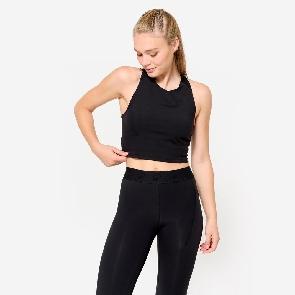 Regata Crop Top Feminino de Treino Domyos - 1